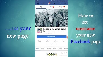 Set username Facebook new page | নতুন ফেসবুক পেজে কিভাবে ইউজার নেম সেট করবো | by How To Mobile TecH
