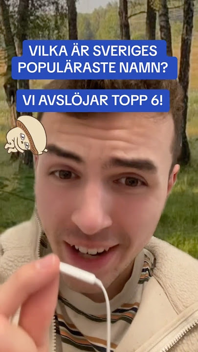 Sveriges POPULÄRASTE NAMN! 🇸🇪🥳 #namn #shorts