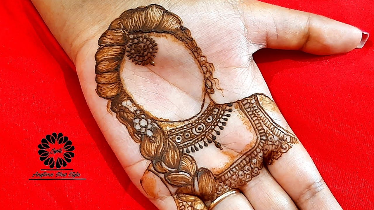 Simple Dulahan Mehandi Design | dulhan mehndi design | bride making using henna| new mehandi design