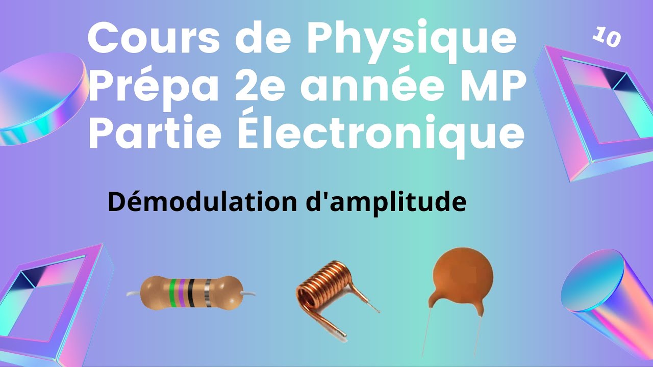 Démodulation d'amplitude.