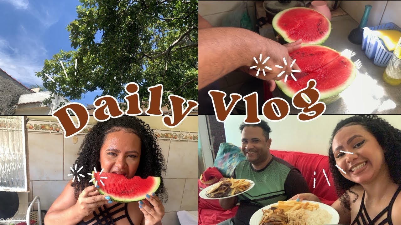 Vlog descolorindo os pelos e almoço do dia das mulheres 
