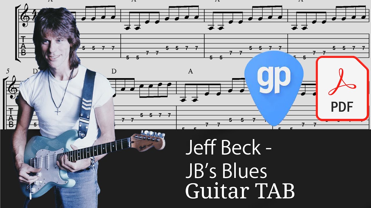 JEFF BECK WIRED BAND SCORE JAPAN GUITAR TAB