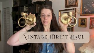 vintage thrift haul estate sale goodwill bins thrift store