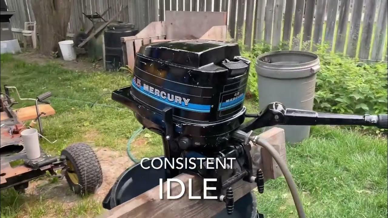 4.5 hp Mercury Outboard 2 Stroke YouTube