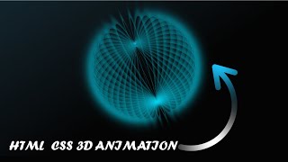 AMAZING 3D ANIMATION USING HTML CSS |DO YOU KNOW THIS DESIGN@pinkweb0 #html #css