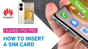 Huawei P50 Pro - How to insert a SIM card • 📲 • 📶 • ✅ • | Tutorial