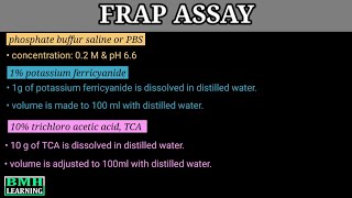 Ferric Reducing Antioxidant Power Assay Frap Assay Frap Assay For Antioxidant Activity 