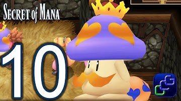 Secret Of Mana Remake PC Walkthrough - Part 10 - Upper Lands, Matango