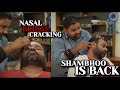 ASMR Head Massage With Neck,Skin &amp; Nasal Bridge Cracking By Barber Shambhoo|New Video| #indianbarber