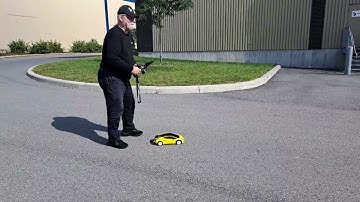 @poorboysrc TT02 speed challenge Before the BIG Crash.