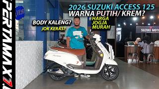 Download Lagu REVIEW Suzuki Access 125 Indonesia Warna Krem Putih Harga Jogja Murah Body Kaleng Plat Besi? #access MP3