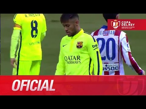 como va el barcelona con el atletico de madrid