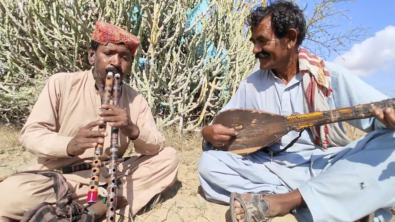 new Sindhi dhun alghoza | abudulgafoor khaskheli ustad haleem burfat #song #dhun #music #alghoza