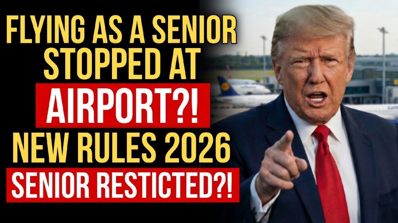 💥 SHOCKING! Flying After 70 2026 Airport Rules Boarding DENIED