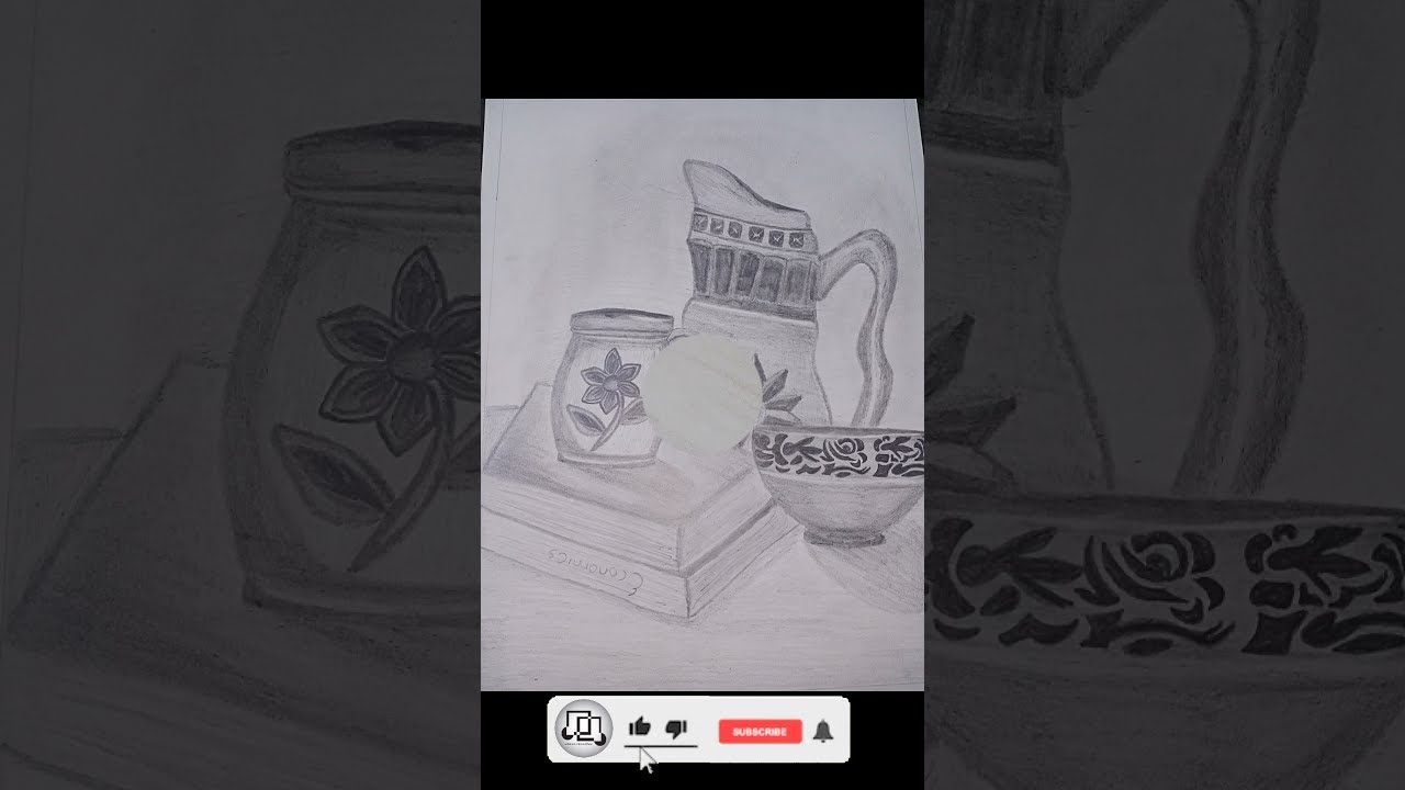 First Object Drawing // 2nd assignment//Art School|| MMGD CREATIVE!!!!