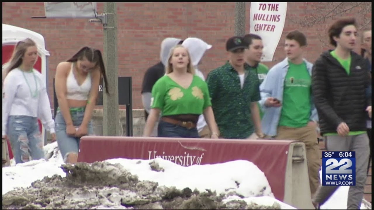 UMass students celebrate St. Patrick's Day with Blarney Blowout