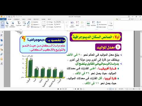 خصائص السكان في العالم