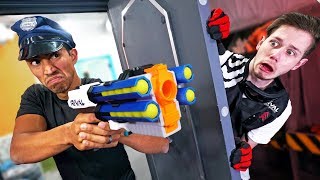 NERF Cops & Robbers Challenge!