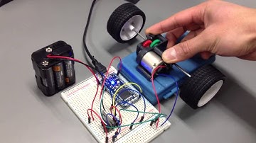 Test control of DC motor and L298 using mbed
