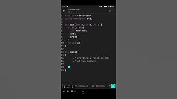 finding the GCD of two numbers | inclusion-exclusion principal | c++ program #shorts