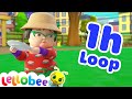 Sped Up Washing Song! | Nursery Rhymes | Lellobee ABC