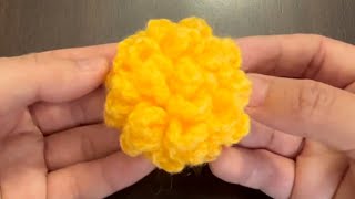 Crochet Marigold Flower