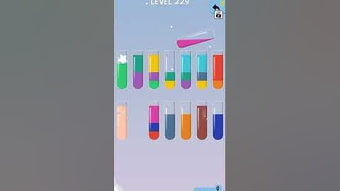 game water color sort level 229  fun brain games |   WalkThrough Solution Gameplay