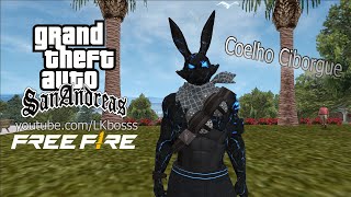 GTA x Free Fire - Skin Coelho Ciborgue [PC & Android]