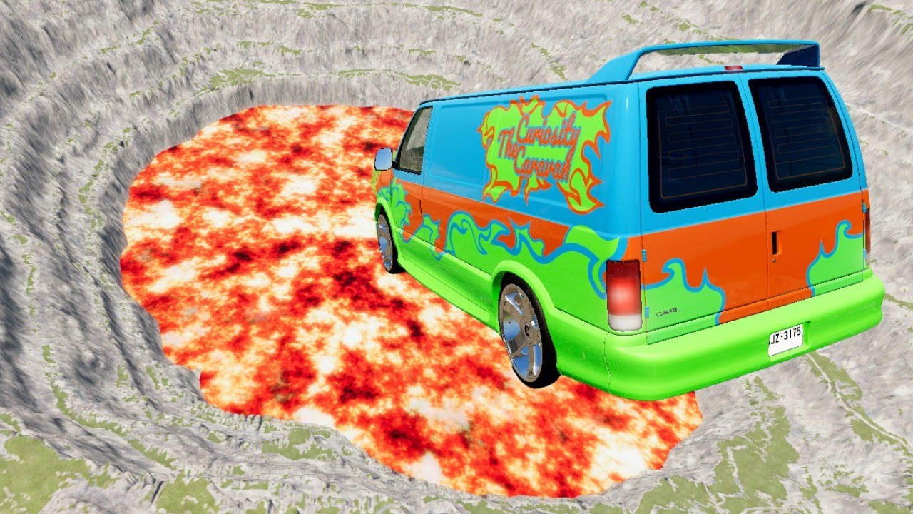 BeamNG.Drive #23 Leap Of Death Car Jumps and Falls Crashes