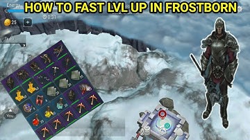HOW TO LVL UP FAST - 25lvl in one day! FROSTBORN