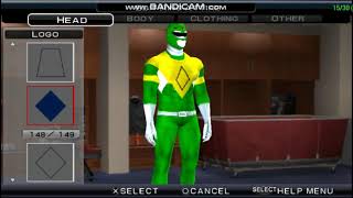 SVR 2011 PPSSPP How To Make MMPR GREEN 32 caw layer hack Tutorial