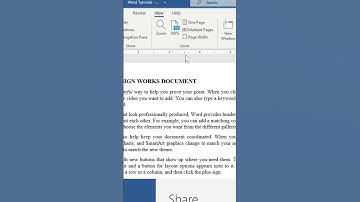 How to ZOOM IN and ZOOM OUT in Microsoft Word