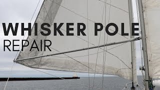 Repair of a Forespar Telescoping Whisker Pole with Control Line
