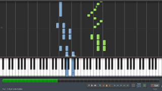 Mozart - Sonata 16, Kv 545 3Rd Movement - Piano Tutorial 50% Synthesia Sheet Music & Midi