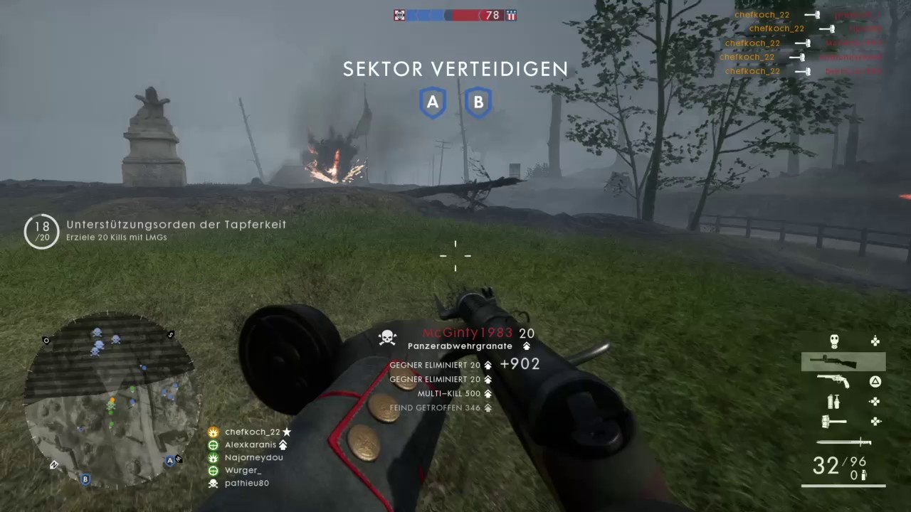 Battlefield™ 1 return to the combat area