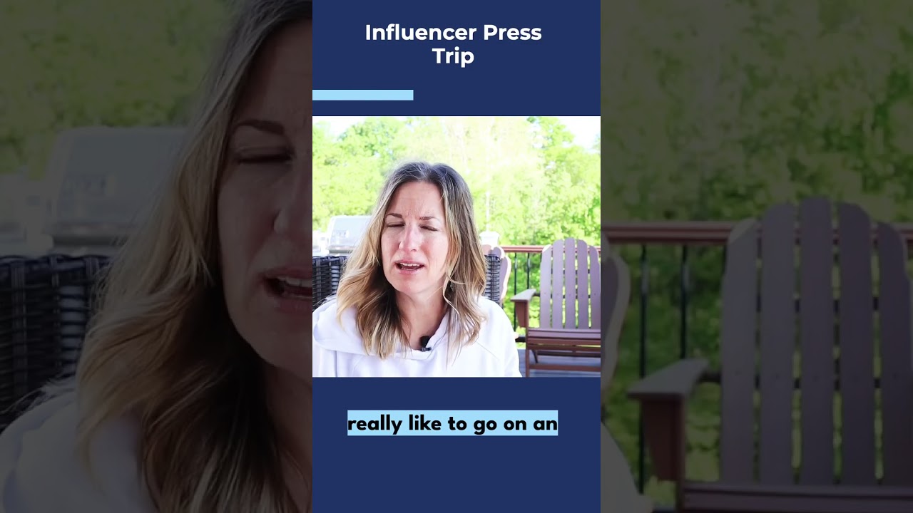 Behind the scenes of an influencer press trip. Watch my latest video! 