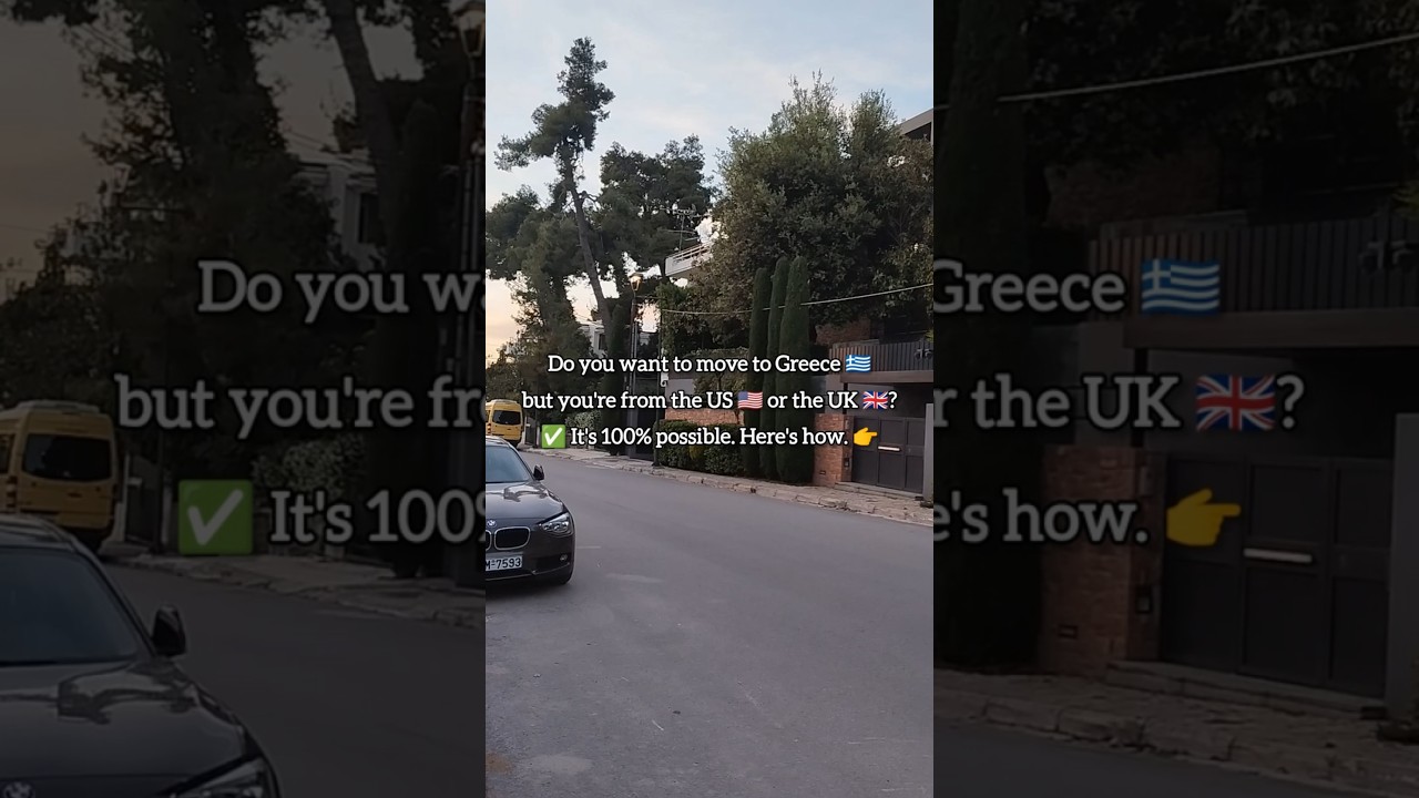 🇺🇸 🇬🇧 How to LEGALLY move to Greece in 2025 🇬🇷