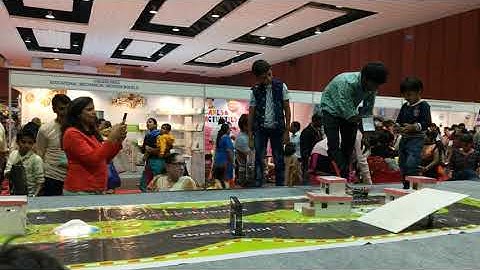Leap Robots at Hitex kids fair - Dec, 2018