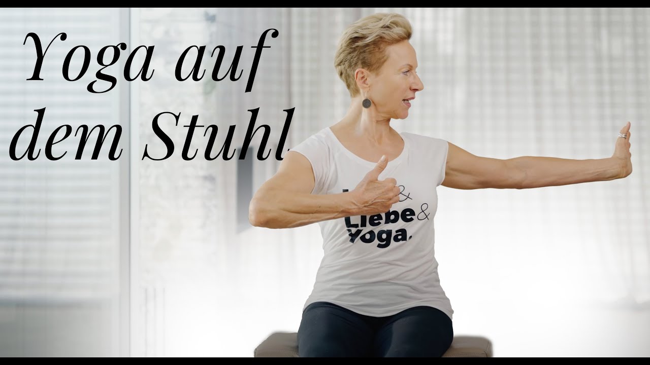 Yoga auf dem Stuhl für Senioren