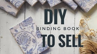 How to make an easy no sew journal | step by step tutorial | DIY