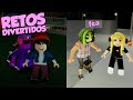 RETOS EN PIGGY PARTE 4 VERSION RANDOM // ROBLOX FUNNY MOMENTS