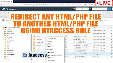 [🔴LIVE] How to redirect one html/php to another html/php file?