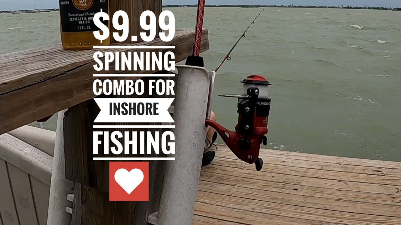 Zebco Slingshot $9.99 Spinning Reel Combo for Saltwater Fishing