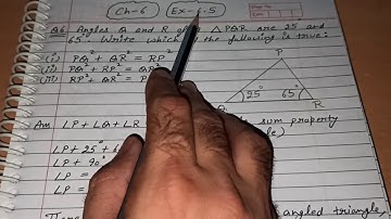 Q 6, Ex 6.5 - The Triangle and its Properties - Chapter 6 - maths class 7th - NCERT