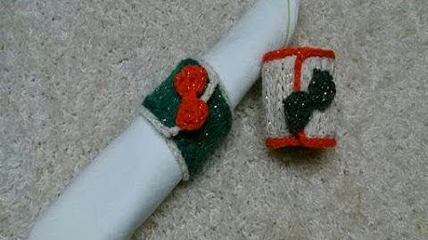 Portatovaglioli Natalizio all