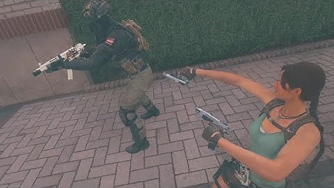 Modern Warfare 2 Lara Croft Play For Sport Execution Compilation