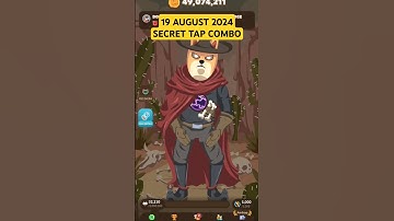 Memefi Secret Tap Combo Today 19 August 2024 #memefi #dailycombo #19august