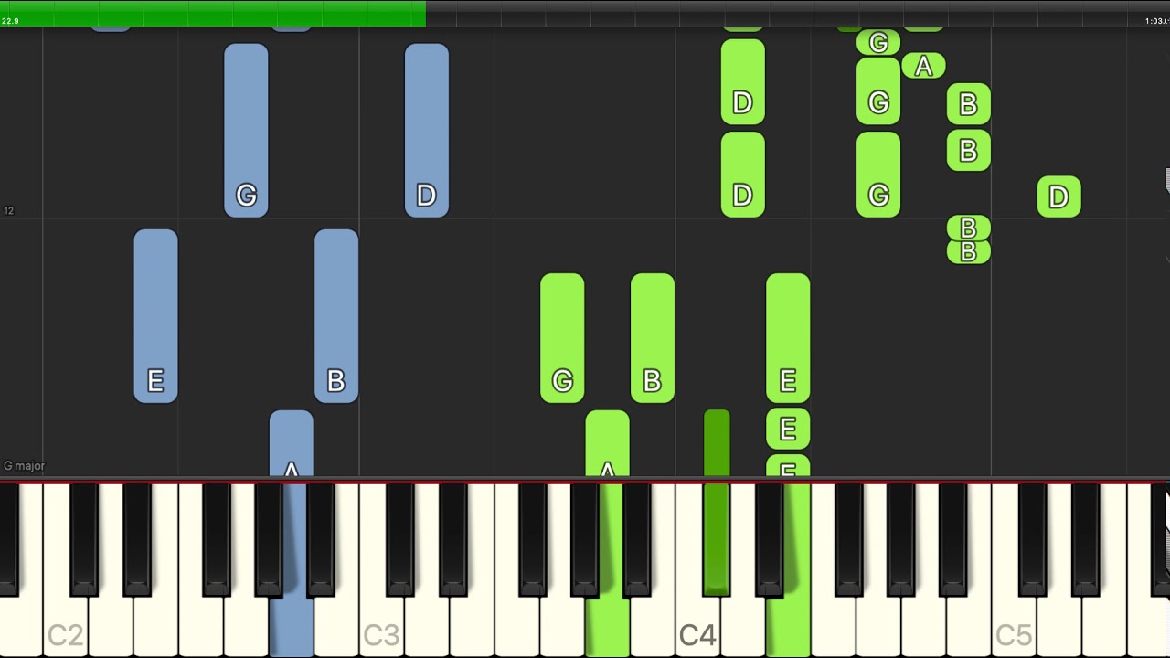 Irish Folksong Star Of County Down Piano Cover Tutorials Backing Track Youtube