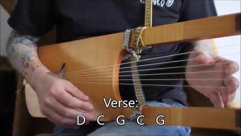 How to play the lyre; lesson 5 - Easy 3 chord songs