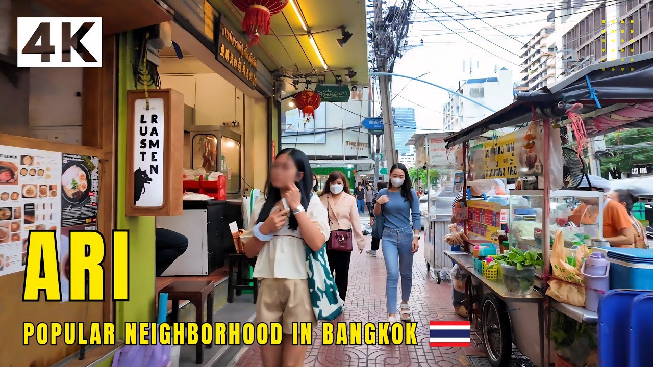 [4K] Ari Neighborhood Bangkok 🇹🇭 Walking Tour (ASMR City Sounds)
